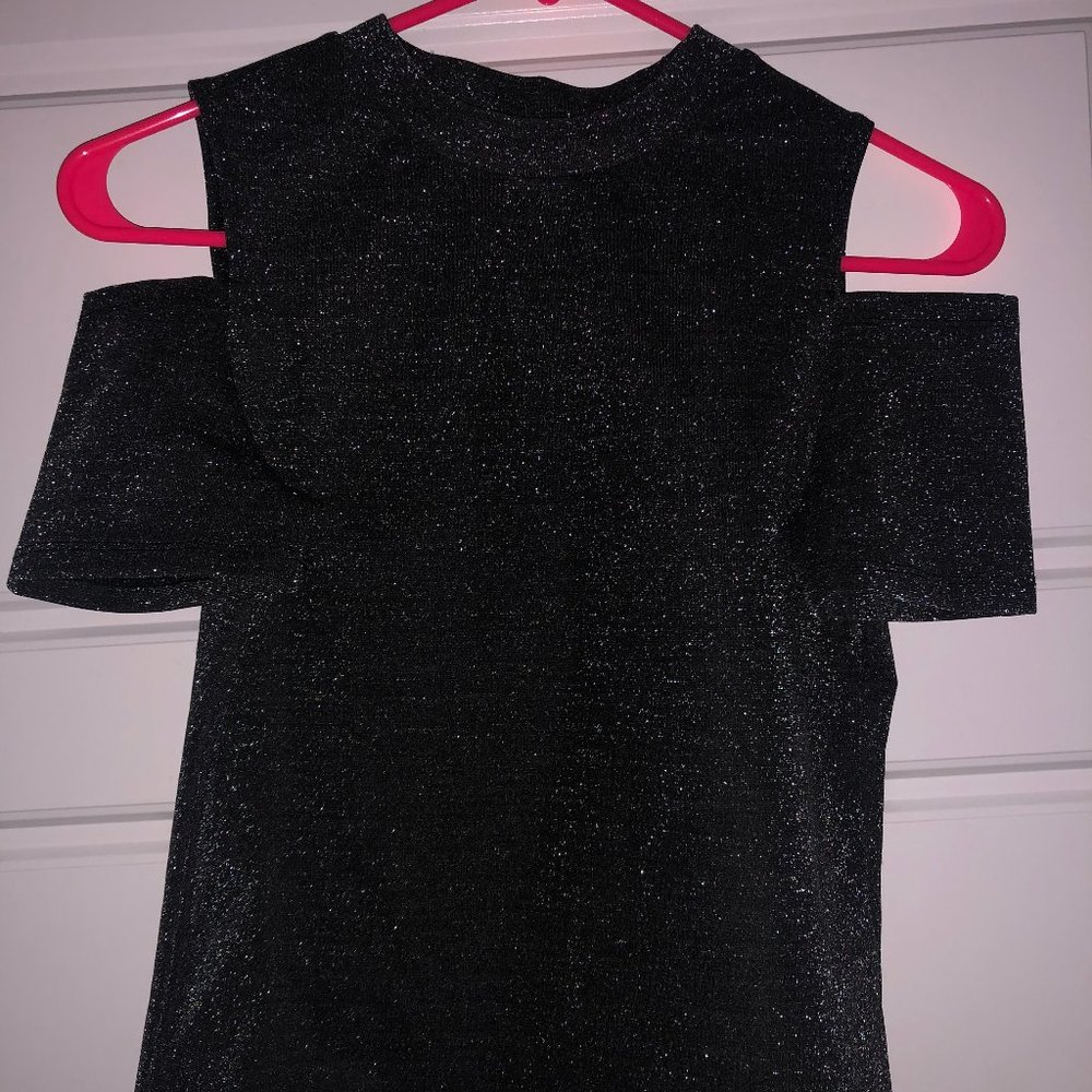 Cut Out Shoulder Top